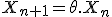 X_{n+1}=\theta.X_n